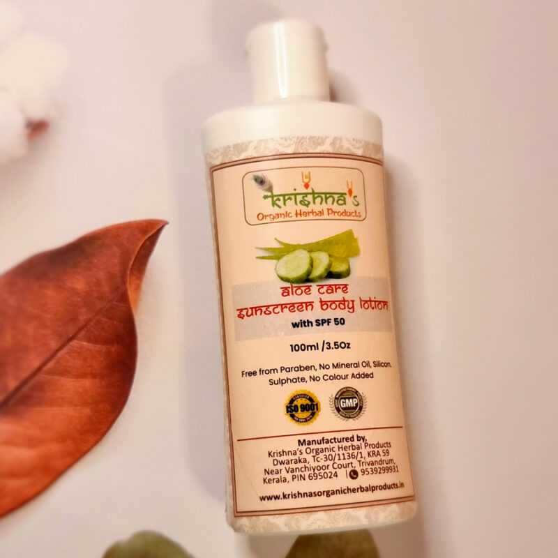 Aloe Care  Sunscreen Body Lotion With SPF 50